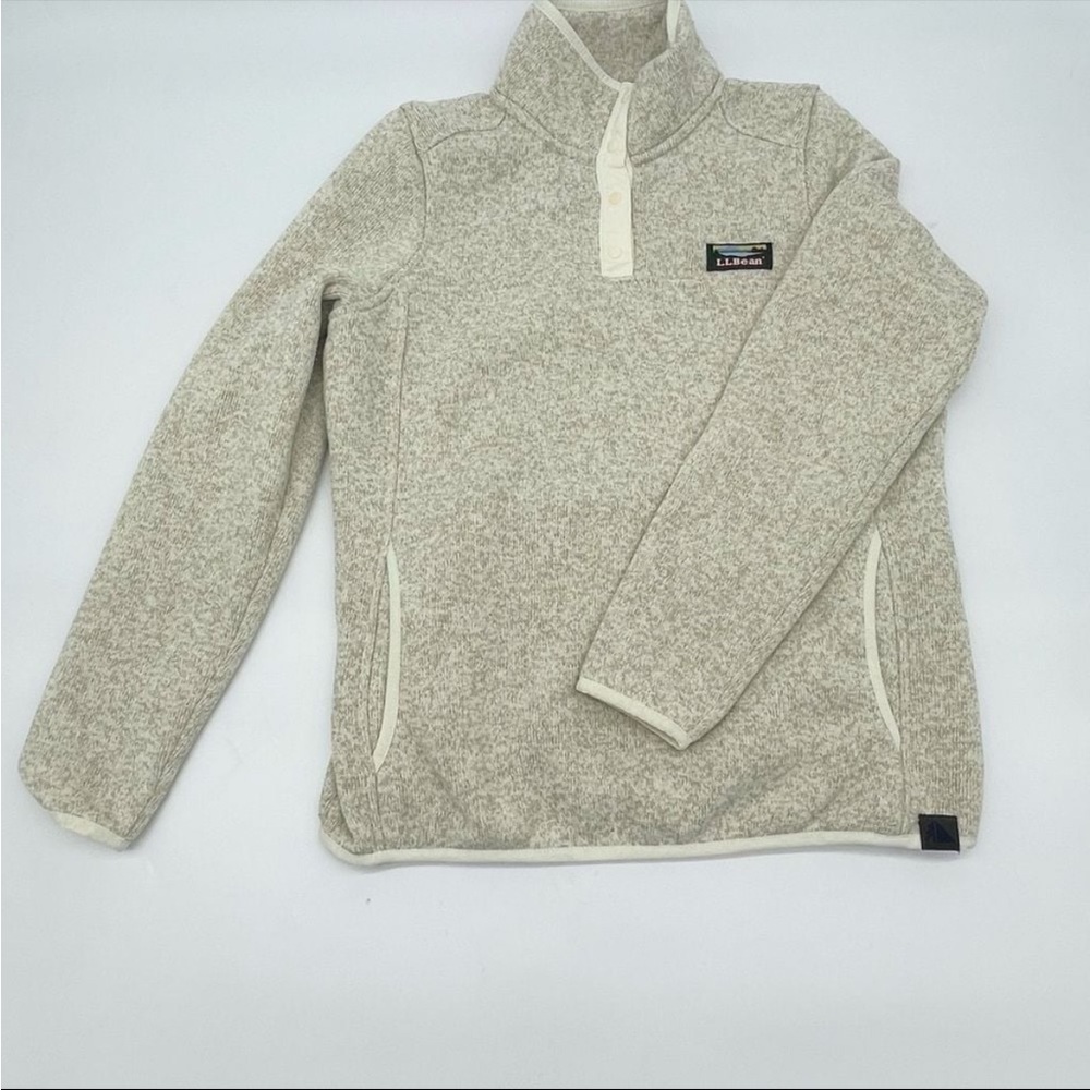 L.L.Bean Cream Pullover Fleece